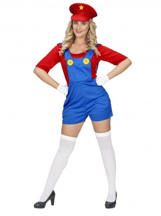 Super Mario Kostüm Damen