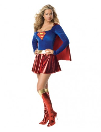 Supergirl Superwoman Kostüm Damen
