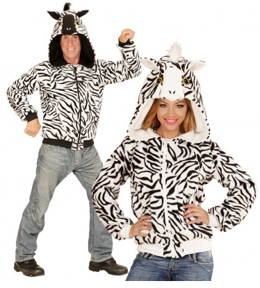 Zebra Kostüm Damen und Herren