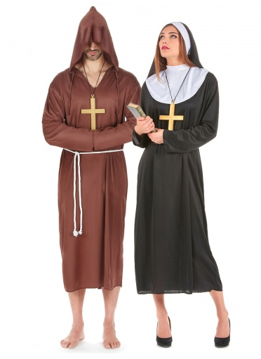 Nonne und Mönch Kostüm