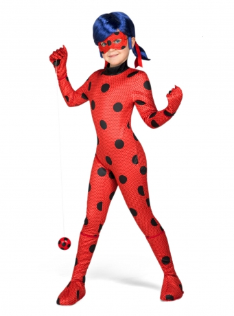 Ladybug Kostüm Deluxe Kinder
